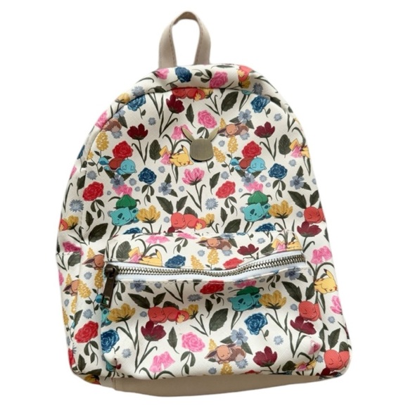 Pokemon Handbags - POKEMON Floral Sleeping Pokemon Bioworld Mini Backpack